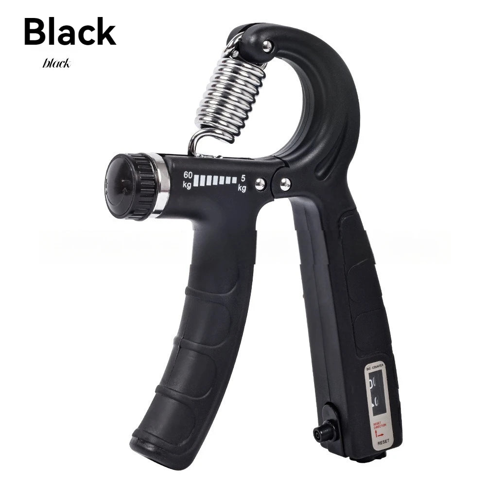 5-60kg Adjustable Hand Grip Strengthener Hand Gripper Trainer Set With Counter Wrist Forearm And Hand Exerciser For Muscle